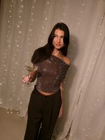 Multi Lisa top - Brown