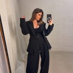 Lana plooien broek - Black