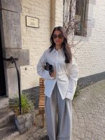 Viral wide leg jogging - Grey - Afbeelding 2