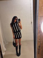 Gestreept gebreid topje - Afbeelding 2