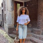 Denim jorts -  Light blue