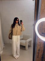 Julie Cargo Jacket - Light camel