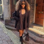 Bella polkadots dress - Brown