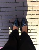 Slingback flats - Black