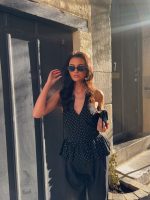 Nola polkadots top - Black/White - Afbeelding 4