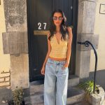 Yara flower top - Yellow