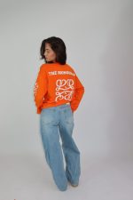 Nela long sleeve - orange - Afbeelding 2