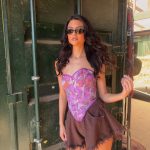 Evy corset top - Paars