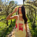 Jade flower top - Yellow