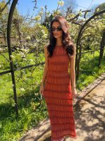Vicky dress - Coral