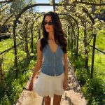 Denim halter top - Denim blue