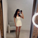 Vera flower corset top - Cream