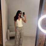 Vivian panter pantalon - Light grey