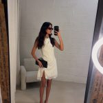 Lynn polkadot dress - white