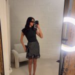 Marie polkadots skirt - Black/ White