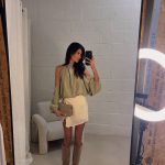 Liz glitter skort - Beige