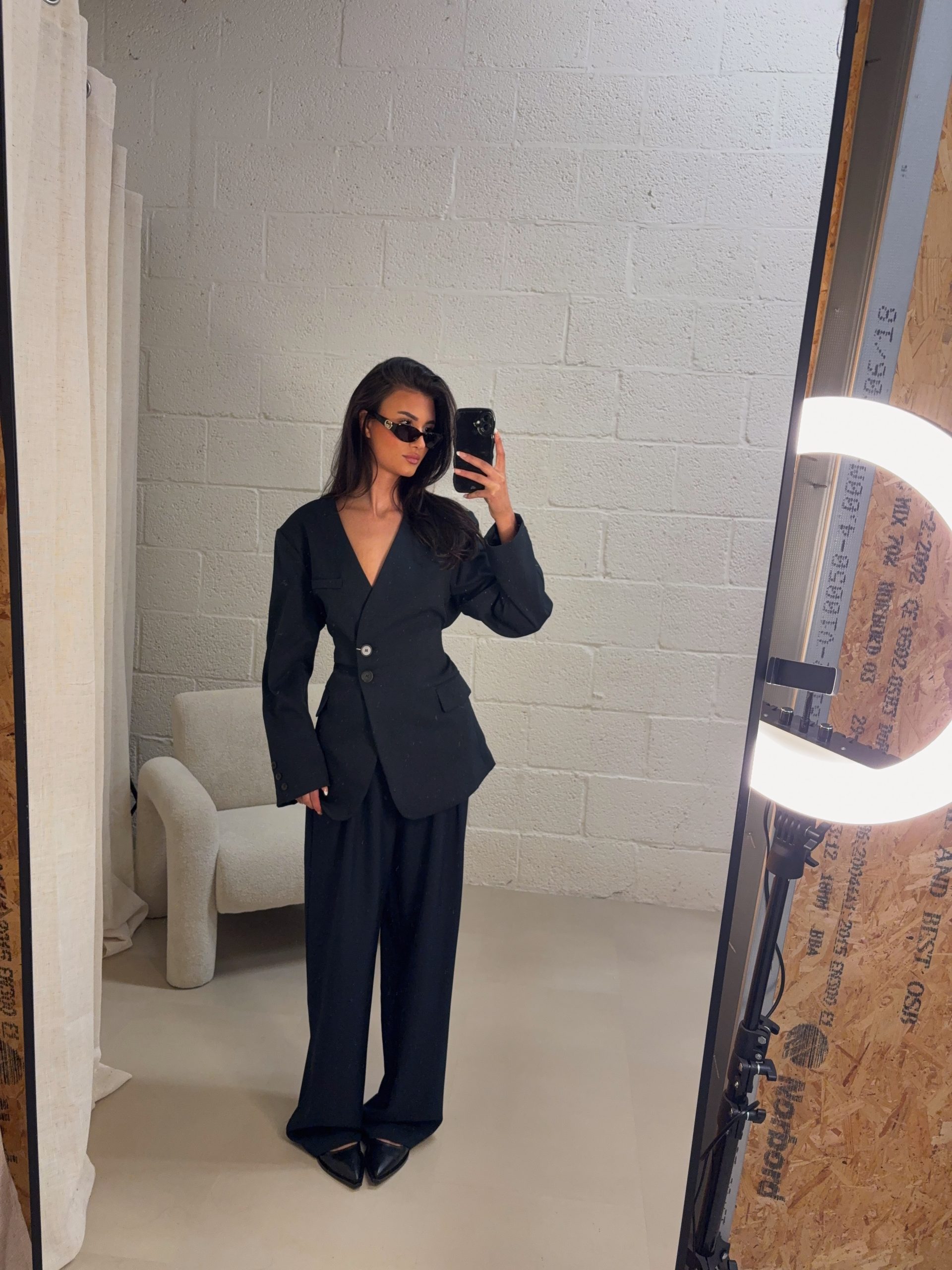 IMG_9996 Luna pants - Dark blue - Afbeelding 1