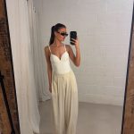 Alexa linnen pants - beige