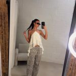 Kendall ruffle top - White