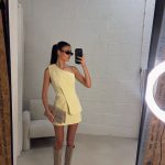 Maya one shoulder top- butter yellow