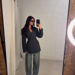 Siham Oversized Getailleerde blazer - Black