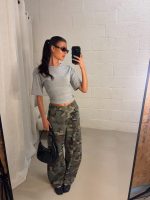 Emma army cargo - Kaki - Afbeelding 3