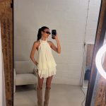 Jennifer flowy dress - white