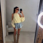 Lisa cut out top -butter yellow