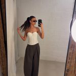 Paris corset top - White