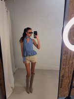 Ruby halter top - Blue