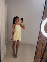 Hailey dress - Butter yellow