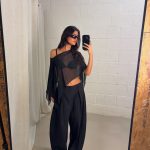 Mae mesh top - Zwart