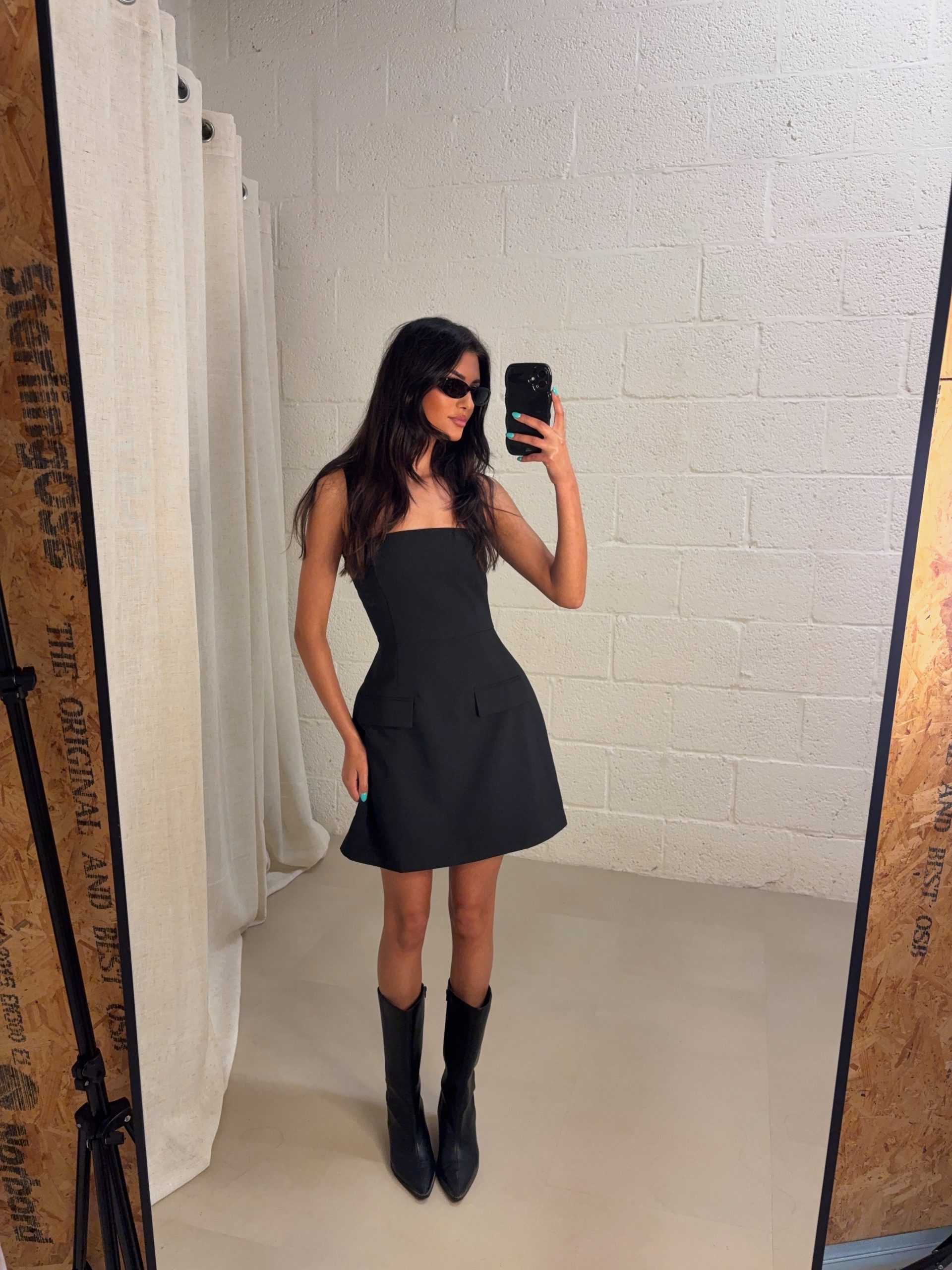 IMG_8003 Valerie dress - Black - Afbeelding 1