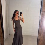 Ivy dress - Brown