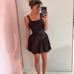 PRE ORDER - The complete balloon Dress stretch - Bruin