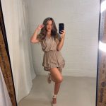 Fleur playsuit - Taupe
