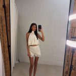 Lis lace short - White