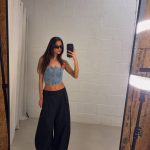 Ilja denim corsettop - denim blue