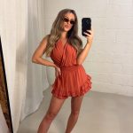 Fleur playsuit - Rust