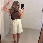 Lotte halter top - Brown