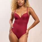 Complete stretch body - Wine red