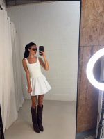 The complete balloon Dress stretch - wit