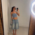Denim jorts -  Light blue