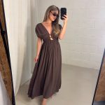 Beach dress - Brown