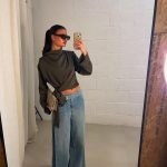 Sandy satin top - khaki