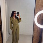 Olivia pantalon - Olive