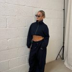 Lola pinstripe pants - Navy