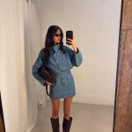 Harper denim dress