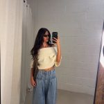Dewi knitted kol - Cream