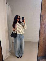 Stripe LA sweater - White